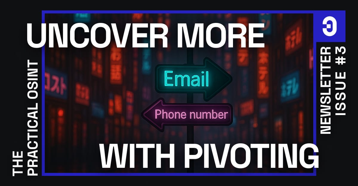 OsintTeamBlog's tweet card. Learn pivoting in OSINT and cybersecurity. Explore OSINT workflows to streamline your investigations and uncover more leads.