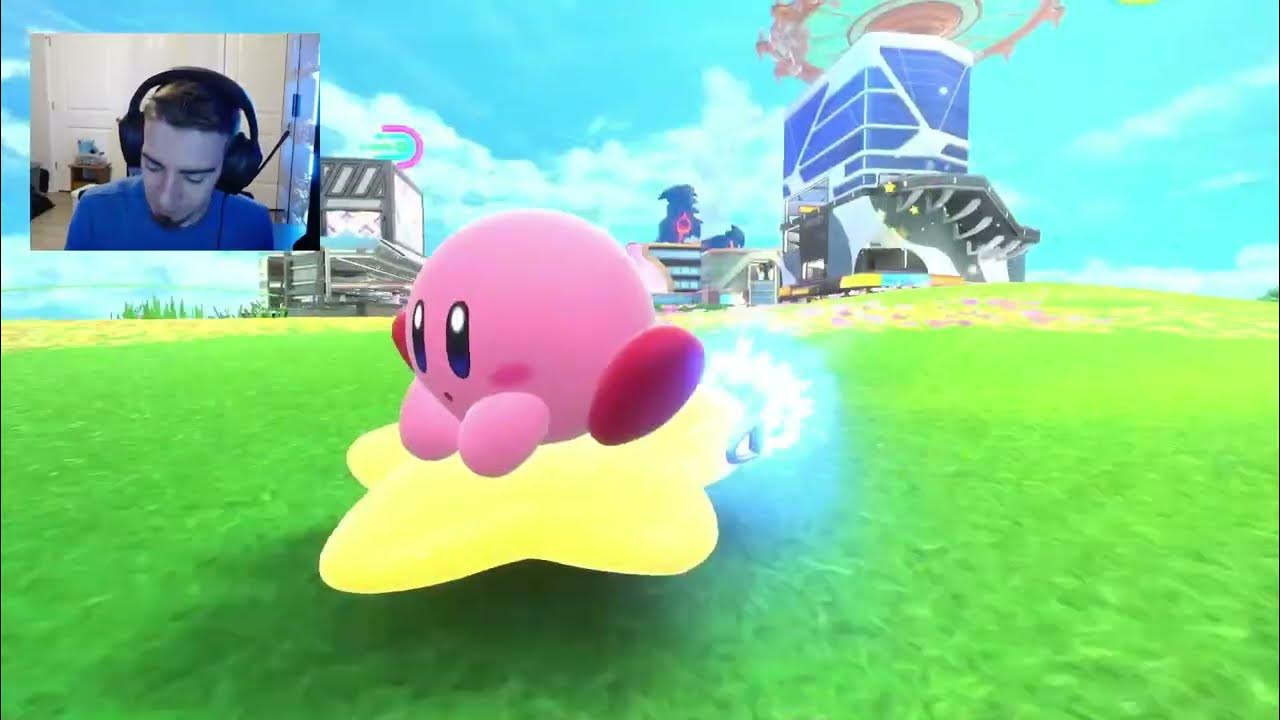 Isisaacback_'s tweet card. Kirby AirRiders