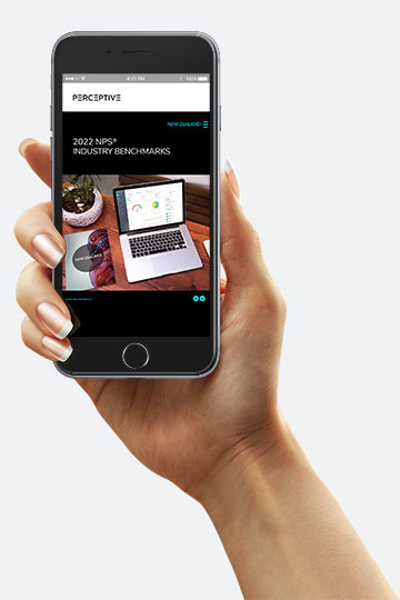 PerceptiveNZ's tweet card. Gain access to the most up to date Net Promoter Score benchmarks in New Zealand.