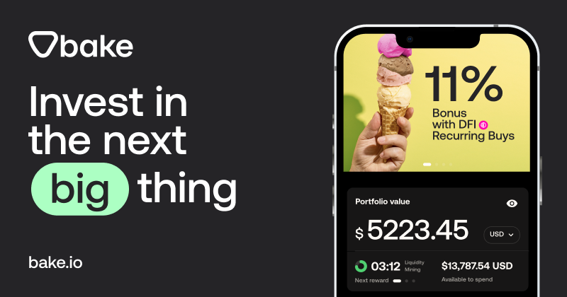 bake_io's tweet card. The most transparent way to put your Bitcoin and other cryptocurrencies to work.