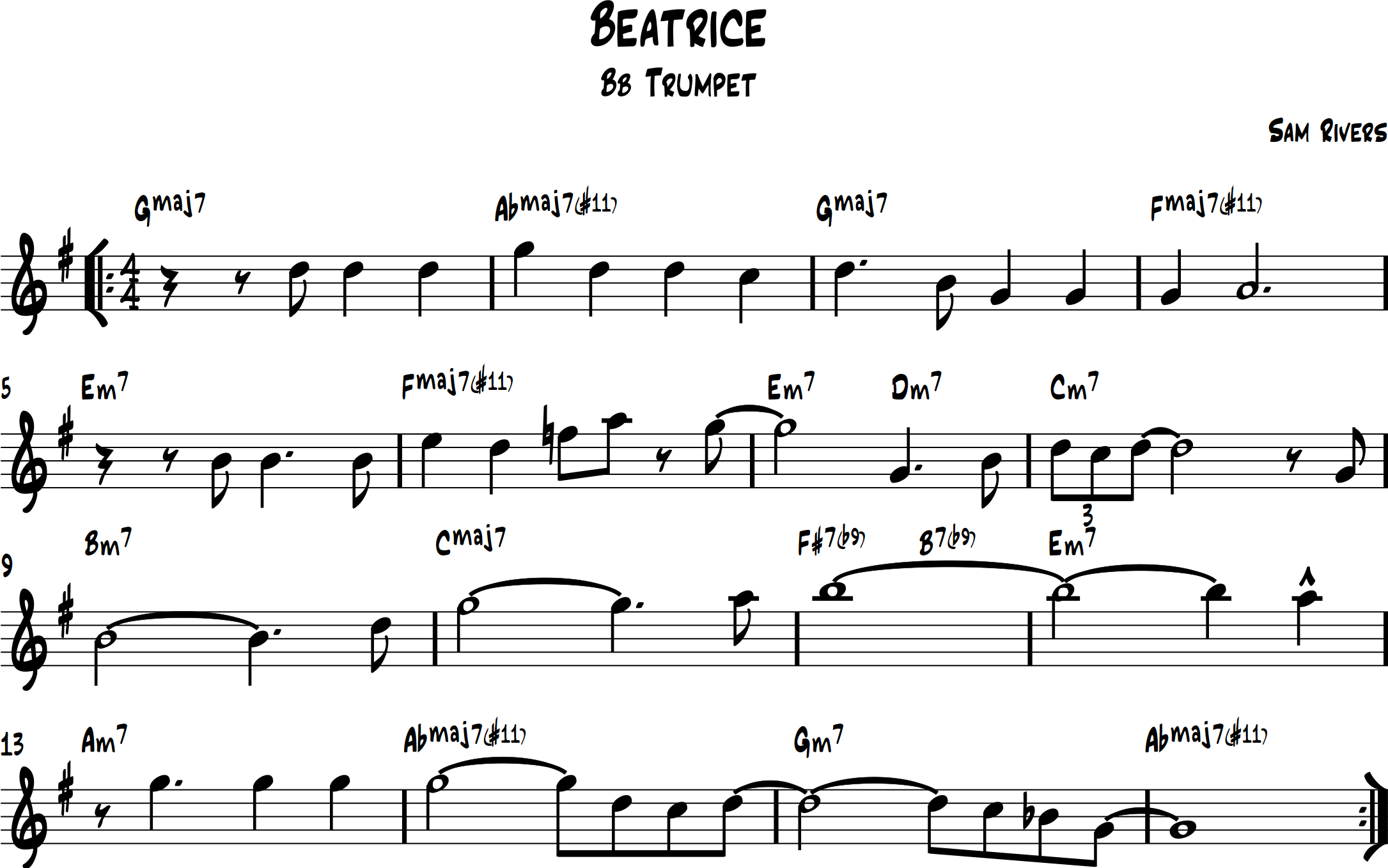 Jazz_Tutorial's tweet card. Beatrice Bb Free Download Beatrice C Pdf Free Download Beatrice Eb Pdf Free Download