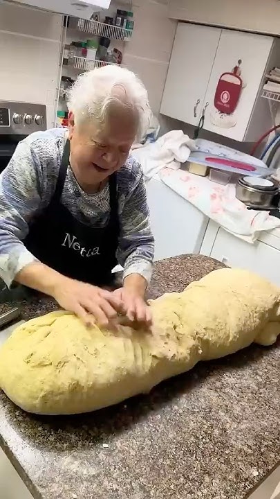 JavaMamaLatte's tweet card. Nonna’s Easter Tradition: Crescia!! #grandmashouse #grandma #cheese...