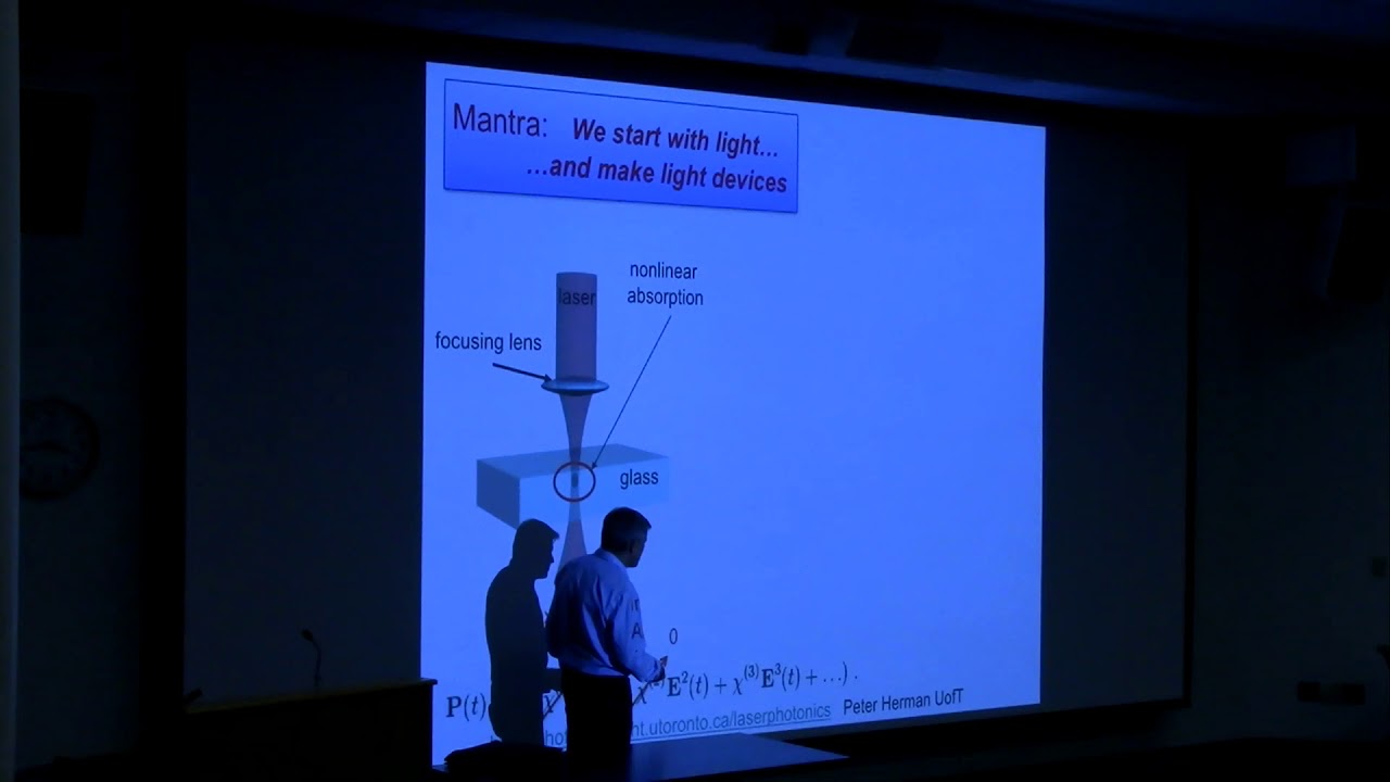 HermanLaserLab's tweet card. CIS Seminar Peter Herman