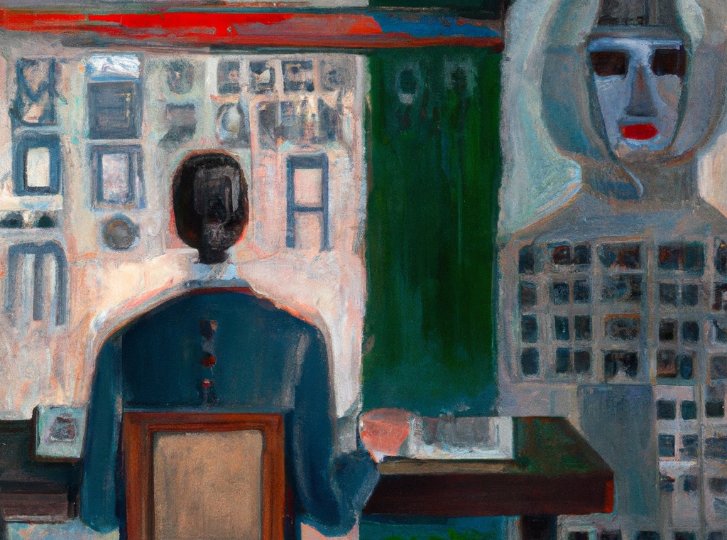 skdh's tweet card. The Turing Test — Can you tell a human from an AI?