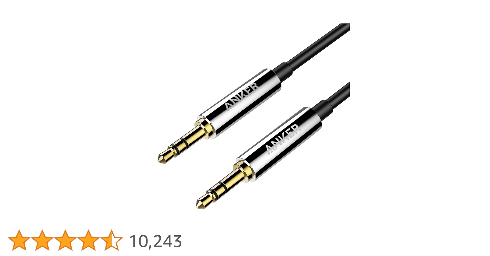 kaden_concierge's tweet card. Anker プレミアムオーディオケーブル 最高の音質を体験して下さい。 どんな機器にも対応 スマートフォン、タブレット、iPod、CDプレーヤー 、カセットプレーヤー(もしお持ちの場合)など、すべてをこのケーブルを使えば接続できます。 最高の音質 高級ヘッドホンブランド全く同じ基準で作られています。接続部は24Kゴールドでメッキすることで、最高にクリアな音質を実現しています。 高い耐久性...