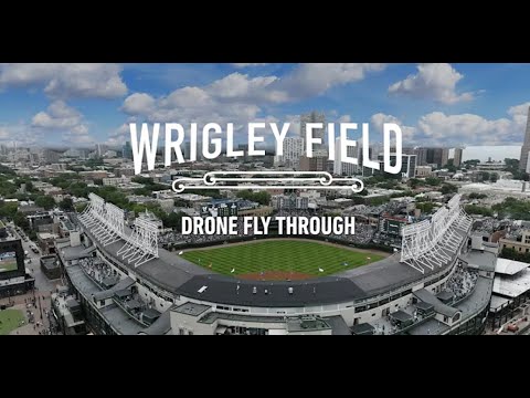 CalRegionViews's tweet card. 🏟️ Chicago Cubs Drone Tour | Wrigleyville & Wrigley Field Flythrough...