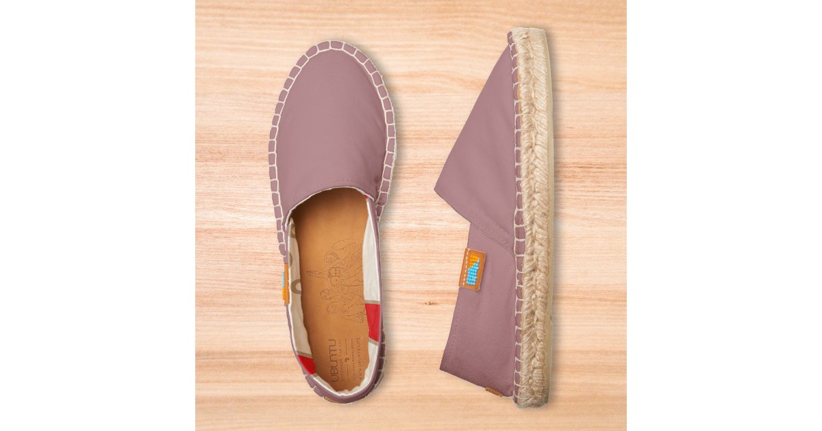 iCoolCreate's tweet card. Custom, personalized, modern, cool, chic, stylish, trendy, solid plain dusty rose color, one-of-a-kind Spanish espadrille style womens slip-on shoe, 100% made in Africa, handmade by UBUNTU Mums in...