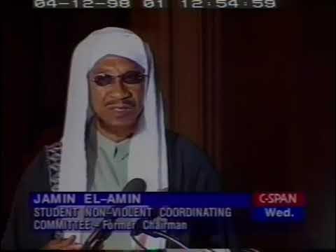 smilectics's tweet card. Imam Jamil Al-Amin giving a speech at the Kwame Ture celebration on...