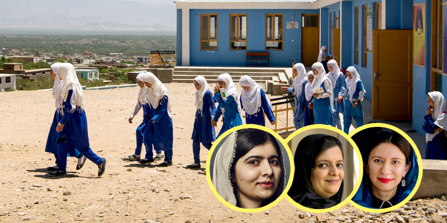 Rous_Mod's tweet card. Malala y estas defensoras de los derechos de las mujeres acaban de lanzar esta carta abierta para lograr que millones de niñas afganas vuelvan a la escuela.