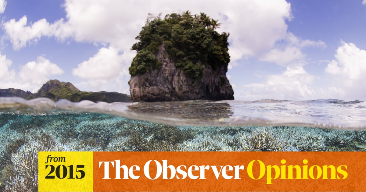 guardian's tweet card. Millions depend on the ‘rainforests of the seas’ and we abuse them at our peril