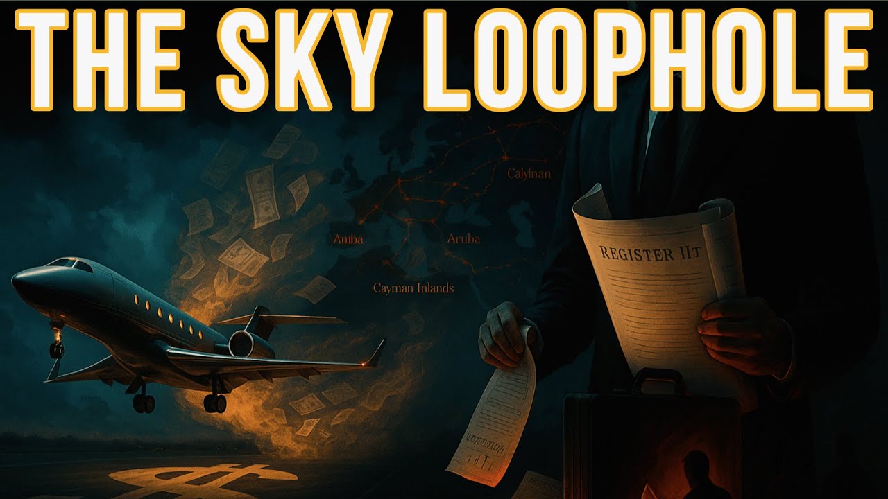 HiddenWealthNet's tweet card. ✈️💀 How Billionaires Use Private Jets to Hide $11 TRILLION (It’s...