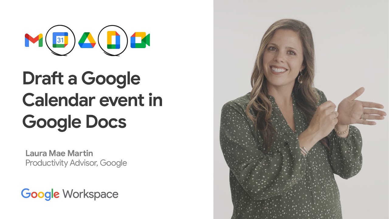 GeckoTechnology's tweet card. How to Draft a Google Calendar event in Google Docs