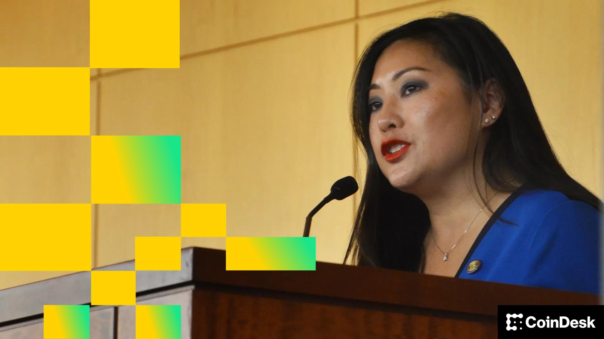 CoinDesk's tweet card. The CFTC's interim boss, Caroline Pham, is said to be personally guiding exchanges on launching compliant products as she also overhauls the agency.