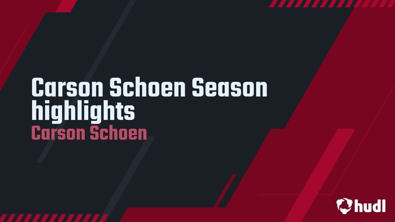 carsonschoen7's tweet card. Carson Schoen Season highlights