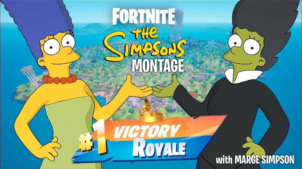 ModtroGaming's tweet card. Marge Simpson Montage #fortnite #zerobuild #chapter6 #thesimpsons