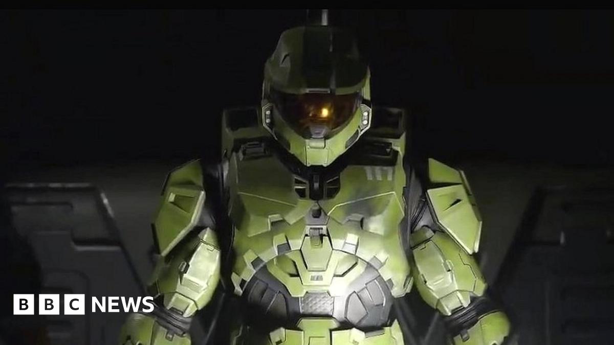 CompMrc's tweet card. The next-generation console will have a new Halo game among its first titles.