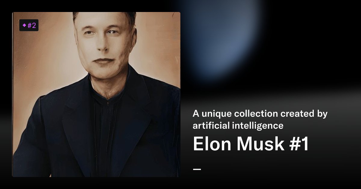 Artificial_int_'s tweet card. This collection is unique in that it has no analogues and all the pictures are in a single copy