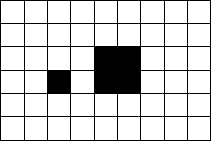 BioinfoFr's tweet card. Une courte inroduction sur le jeu de la vie de Conway, et comment ce jeu peut être appliqué à la biologie.