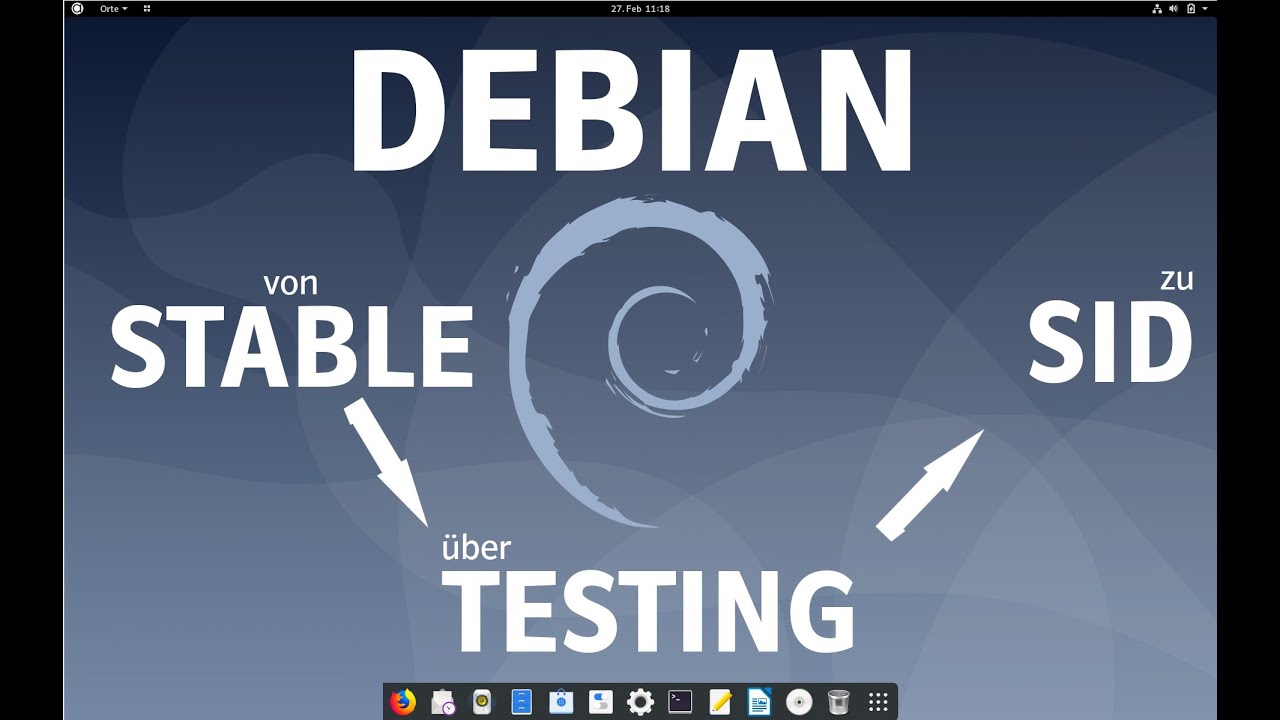 fosstopia's tweet card. Debian Stable zu SID über Testing transformieren