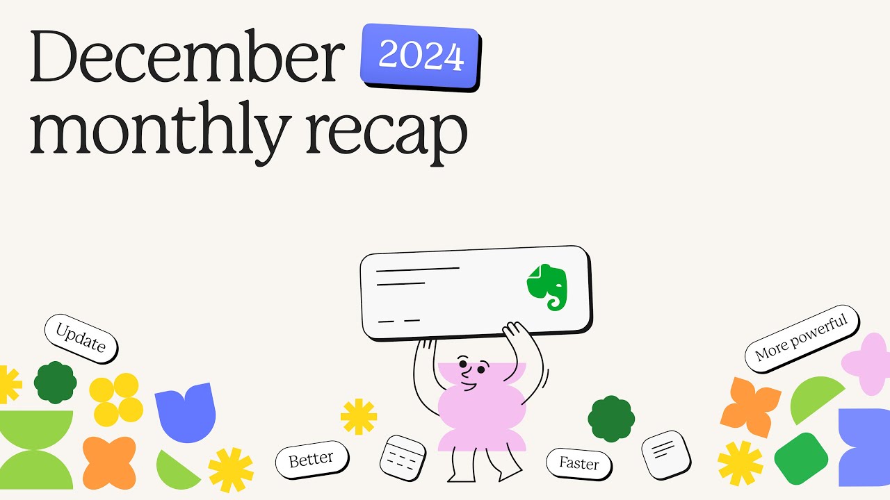mikebd's tweet card. What's new at Evernote? 🎉 December / 2024 recap