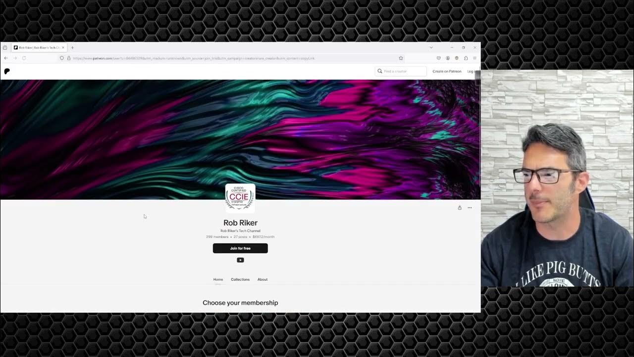 RikerRob's tweet card. YouTube AMA - CCDE Prep, Patreon Updates and more!