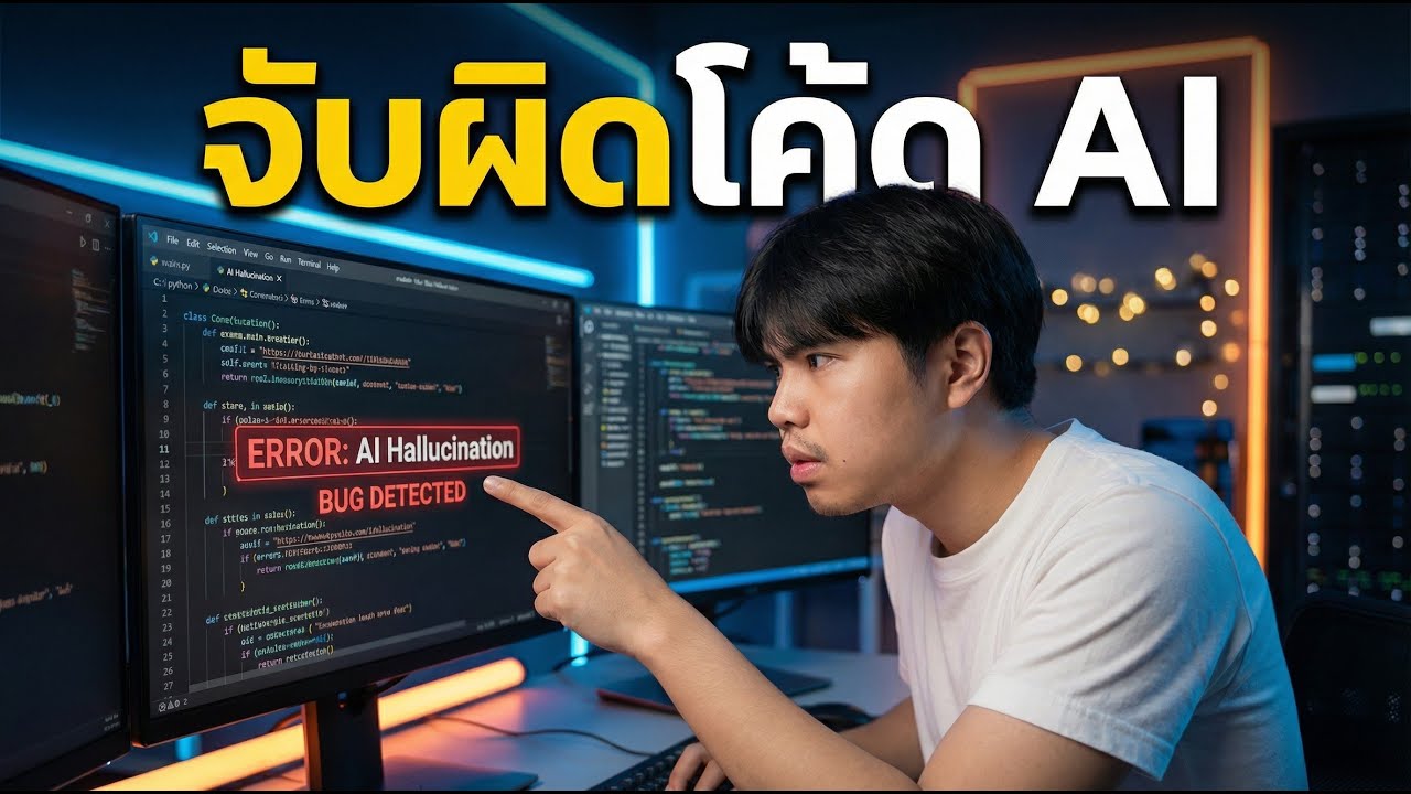 ISMTechnology's tweet card. ทักษะการจับผิด AI ที่ Dev ยุคนี้ต้องมี 👨‍💻💯