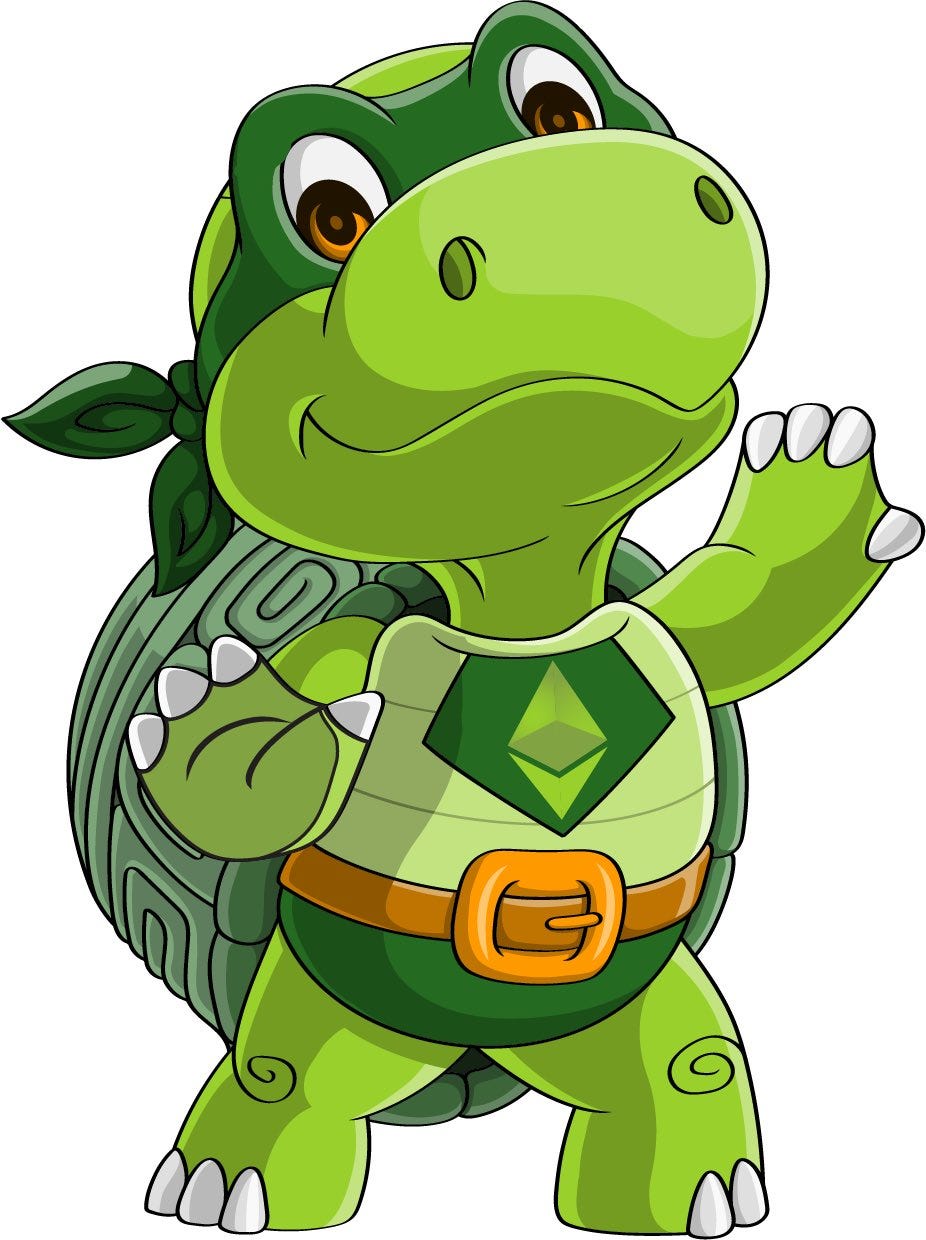 Overdose_AI's tweet card. 🧠 About Turtle Inu