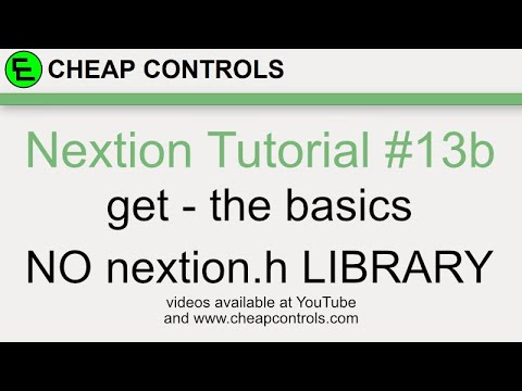 CheapControls's tweet card. #90 Nextion Display get command Part 2 The Basics Nextion Tutorial