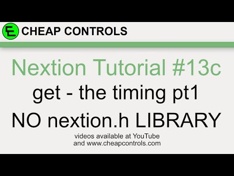 CheapControls's tweet card. #91 Nextion Display get command Part 3 The Timing Part 1 Nextion...