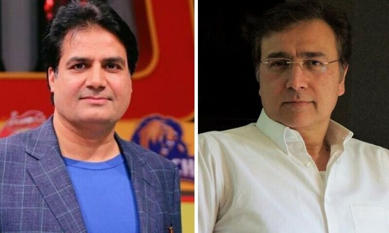 dawn_com's tweet card. A case has been registered against Sabir Shakir and Moeed Pirzada in Islamabad for their alleged involvement in the violent events of May 9.