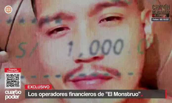 Cuarto_Poder's tweet card. 'Los injertos del Cono Norte' cayeron por rastreo de cuentas y depósitos desde Lima Norte hacia el extranjero
