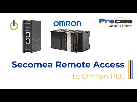 PreciseMotion's tweet card. Secomea Remote Access to Omron PLC