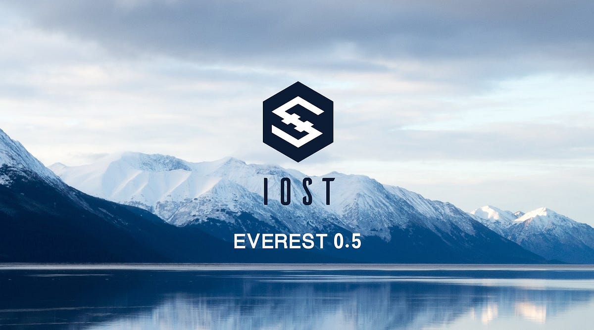 IOST_Official's tweet card. Everest launches on Testnet