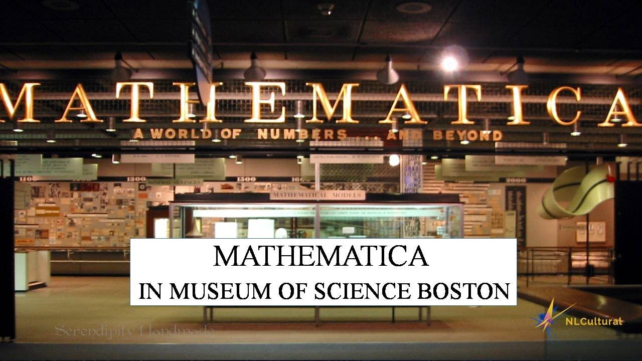 BretKerr's tweet card. Mathematica in Museum of Science Boston