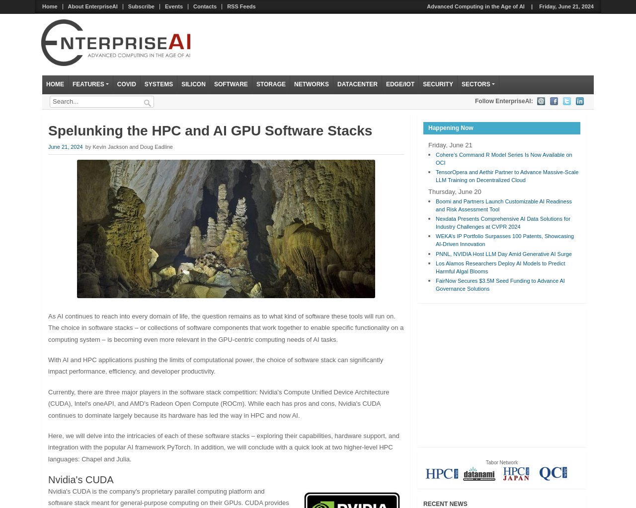 managetech_inc's tweet card. 要約: AIとHPCのアプリケーションが計算能力の限界に挑戦する中、NvidiaのCUDA、Intelのone