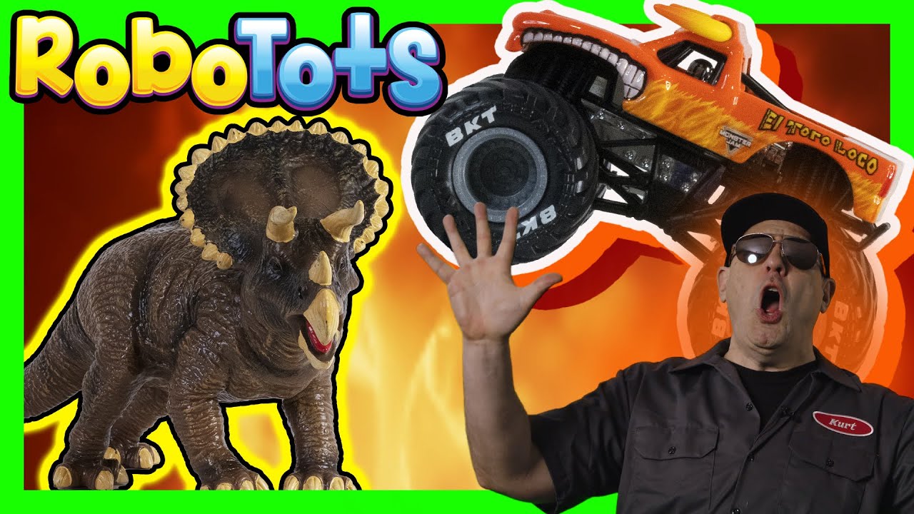 robotots's tweet card. 🛻Monster Jam Trucks 🏁 Monster Trucks Counting Video for Kids