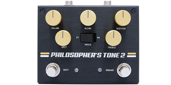 HWtoSH's tweet card. オリジナルのPhilosopher's Toneの画期的なオプティカル・コンプレッションを、新たなトーンの悟りへと昇華させたPhilosopher's Tone 2は、フットスイッチ可能なGritを搭載したワールドクラスのコンプレッサー/サスティナーで、これまで以上に多用途に使用できます。Philo...