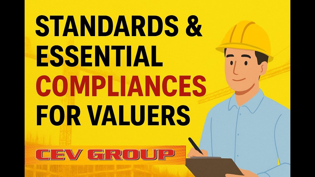 cevindia's tweet card. STANDARDS & ESSENTIAL COMPLIANCES FOR VALUERS | COMPLETE COMPLIANCE...