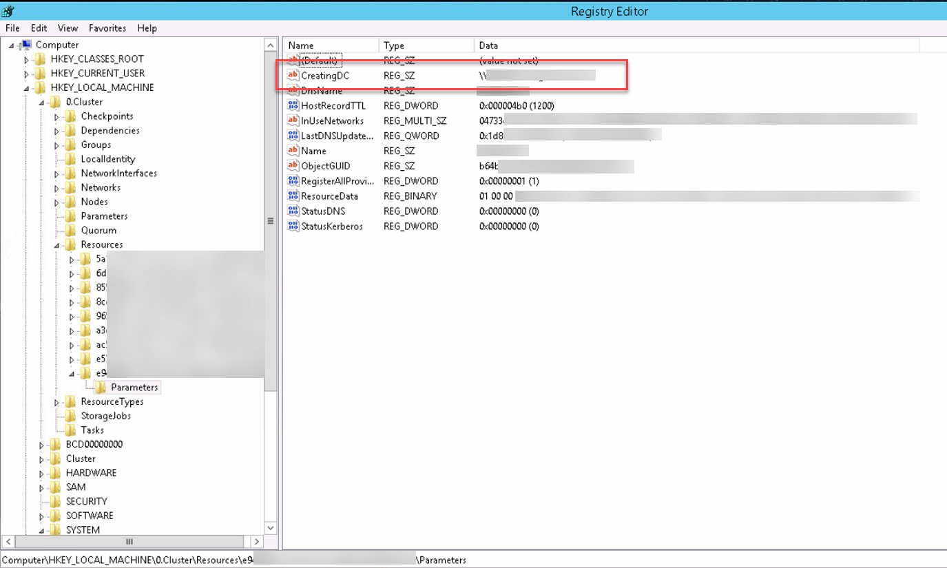JanKappen's tweet card. In einem Windows Failover Cluster, was schon einige Zeit aktiv ist, kam von Zeit zu Zeit eine Fehlermeldung, dass der Cluster Network Name nicht geschrieben bzw. aktualisiert werden kann. Die genaue...
