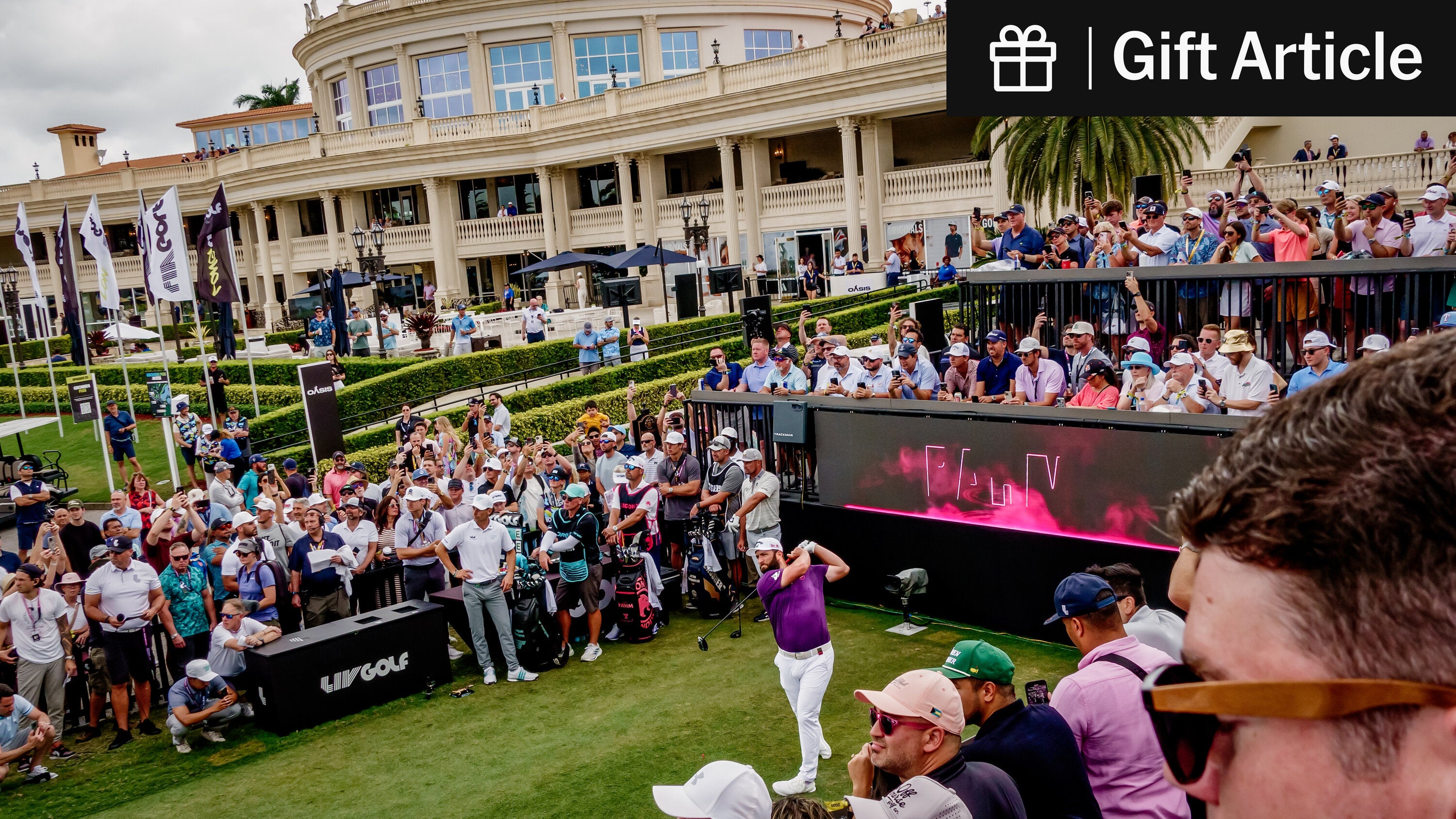 digichick's tweet card. The party was on at a Saudi-backed LIV Golf tournament at the president’s Doral resort in Florida and a fund-raiser at Mar-a-Lago, even as markets tumbled.