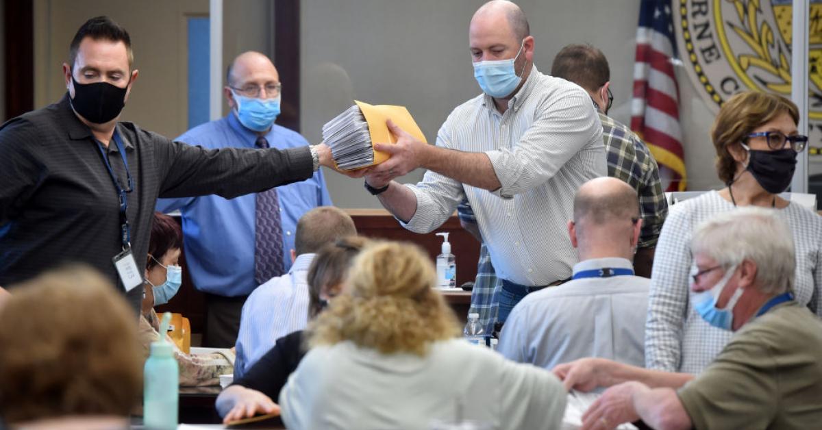 realDonaldTrump's tweet card. A historically average rate of rejected mail-in ballots in this year's election in the state could significantly erode Joe Biden's lead over President Trump.