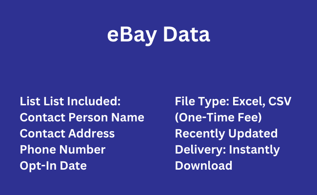 sakib1771636758's tweet card. eBay data Phone List Moreover, if you want to grow your business and reach more people, buying an eBay user list is a great idea.