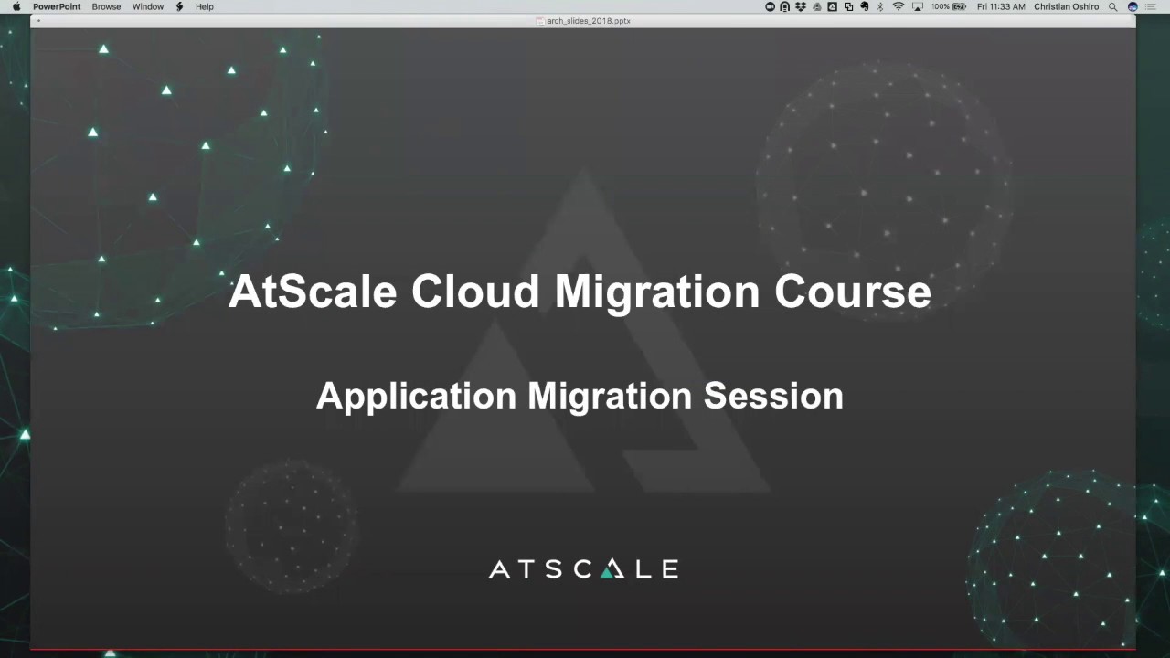 cortlandt's tweet card. Cloud Migration Demo | AtScale