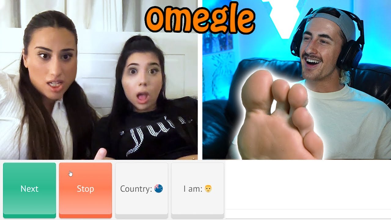 ParallelEJ's tweet card. These Omegle Girls Had A Foot Fetish...