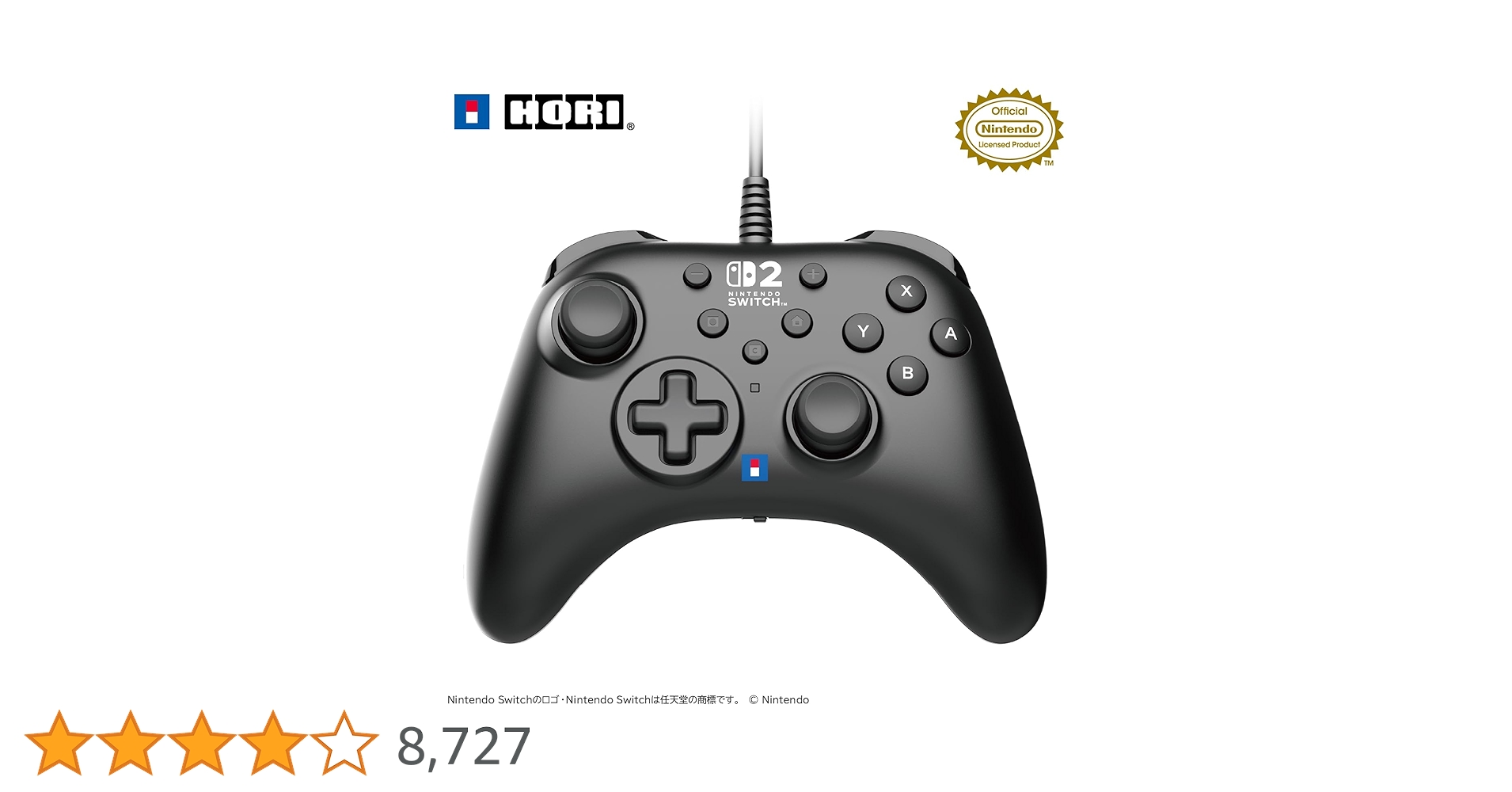 mucchi_monokaki's tweet card. Nintendo Switch™ 2 に接続して使える、背面ボタン / 連射機能つきワイヤードパッド ・任天堂製品との適合性が確認された、正式ライセンス商品です。 ■連射 / 連射ホールド機能 Aボタンなどに設定可能で、ボタンを長押ししている間、 連射する連射機能とボタンを押し続けなくても自動で連射できる連射ホールド機能を搭載。 3段階に連射速度を切り替えできます。（5・10・20回 / 秒）...