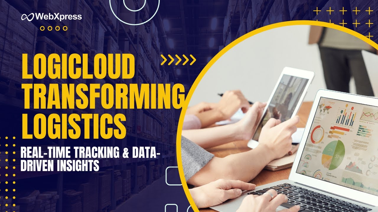 GoWebXpress's tweet card. Enhance Logistics Management with LogiCloud's LSP Summary Dashboard...