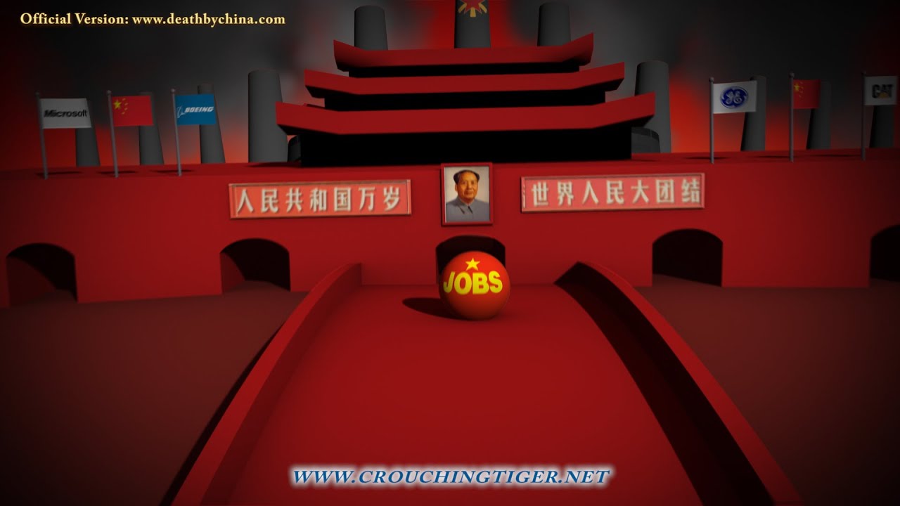 AirSispaceHo20's tweet card. Death By China: How America Lost Its Manufacturing Base (Official...