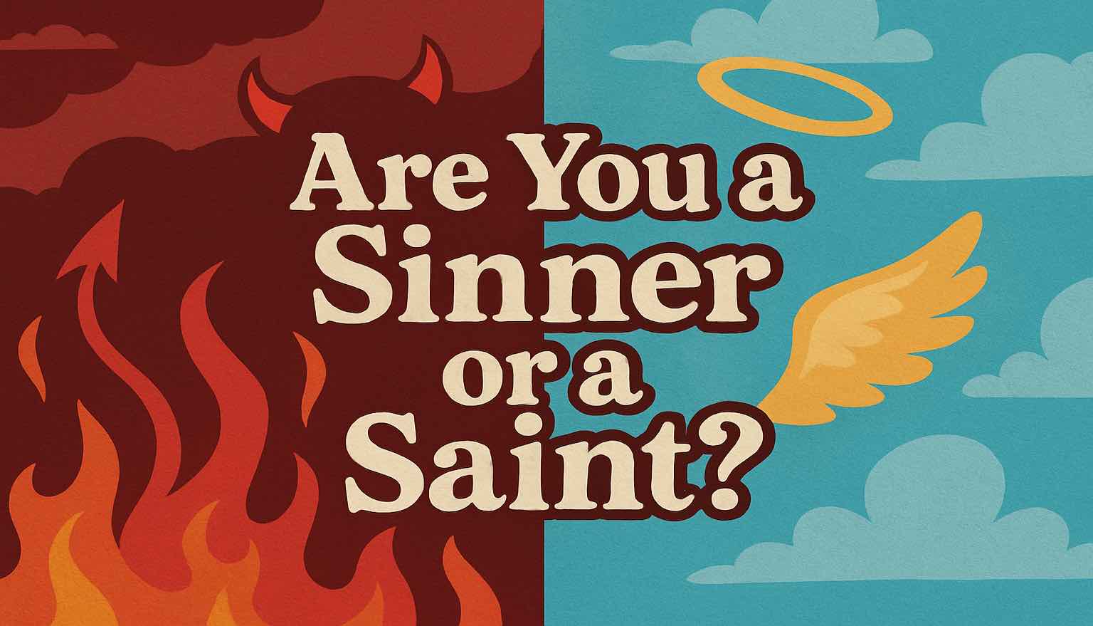 DaganyaTG's tweet card. You're right in the middle of the moral spectrum, sometimes saint, sometimes sinner, always human! You try to do the right thing most of the time, but you're not above a little moral flexibility when...