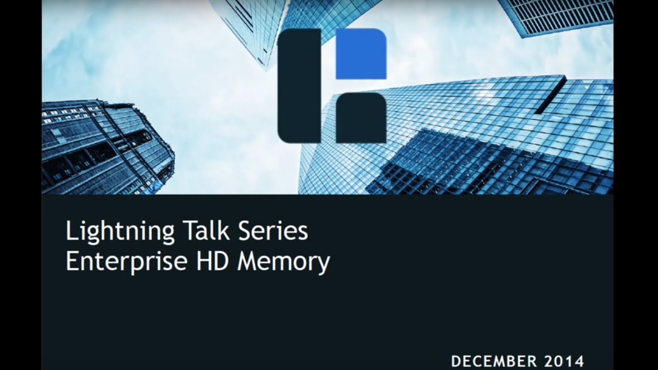 gAmUssA's tweet card. High-Density Memory Store: 15-Minute Lightning Talk