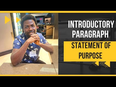 SamdGreat01's tweet card. Writing Statement of Purpose Paragraph 1||Problem Statement and...